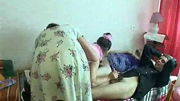 Amateur Russian family orgy