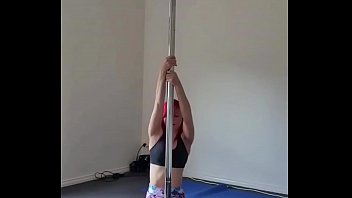 Sexy young pole dancer shows off non nude so fuckable pls comment