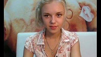 Cute Young Blonde Webcam Strip