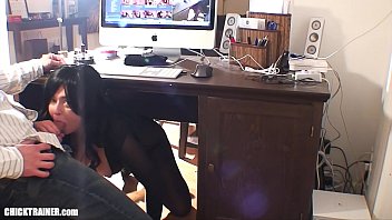 Busty Britney's Quickie Office Blowjob: Weekday Cum Swallowing Service From 9 to 5!