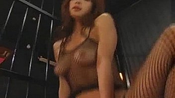 Ai Kurosawa is in a ful body fishnet outfit