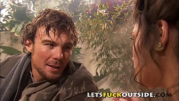 Let's Fuck Outside - Hot Goal Couple Romantic Hard Fuck