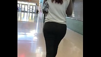 Thicc candid teacher walking around school