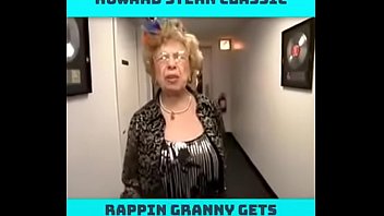Rapping grandma, raps rap music and gets spanked on her ass on The Howard Stern Show. old porn. so cute, sexy grandma :) x