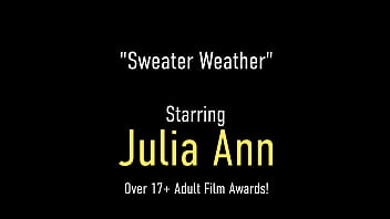 Solo time! Incredibly sexy Julia Ann looks hotter and hotter as she dresses up in a sweater and naughty stockings to entertain while you watch her get off. Full Video & Julia Live @ JuliaAnnLive.com!