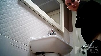 Peeping in the ladies toilet