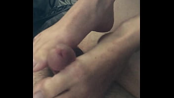 Just a quick toe fuck from a waif