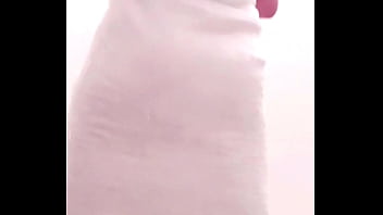 Shemale slut twerks in a towel BIG BOOTY CURVY ASS SHEMALE