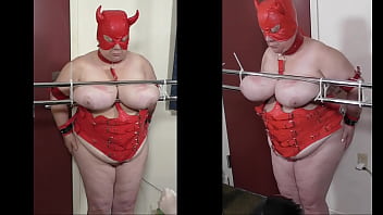 granny gets her tits t. with estim and needles - Part 1