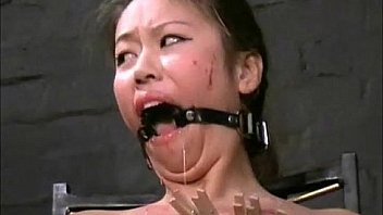 Asian bdsm of slave Tigerr Benson in oriental bondage and extreme pain of clothe