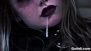 Sexy as hell goth teen Ivy Wolfe seeking orgasms in any way she can!