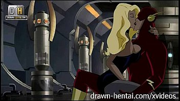 Justice League Hentai - Canary fucked in a Flash